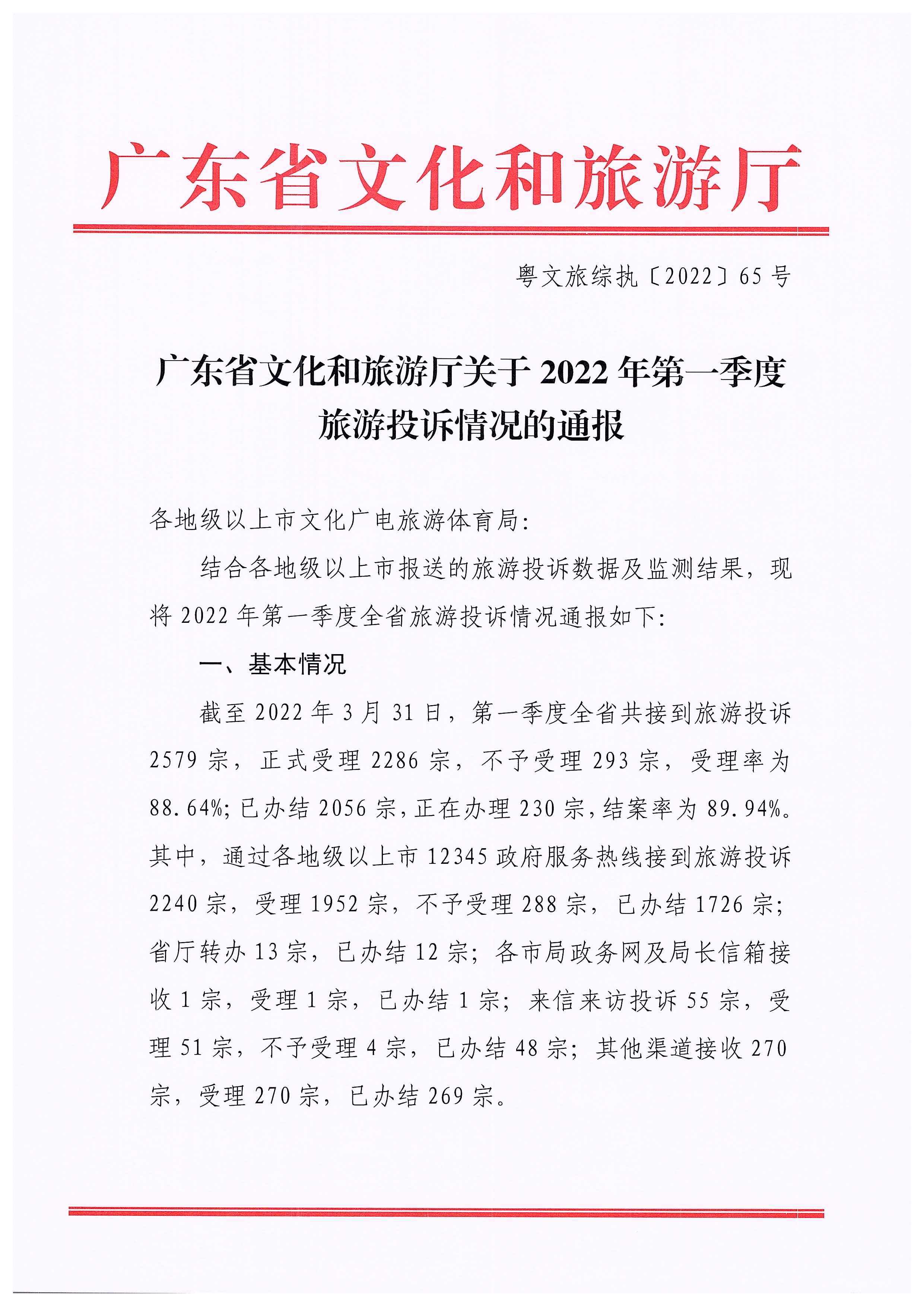 91色情
关于2022年第一季度旅游投诉情况的通报_页面_1.jpg