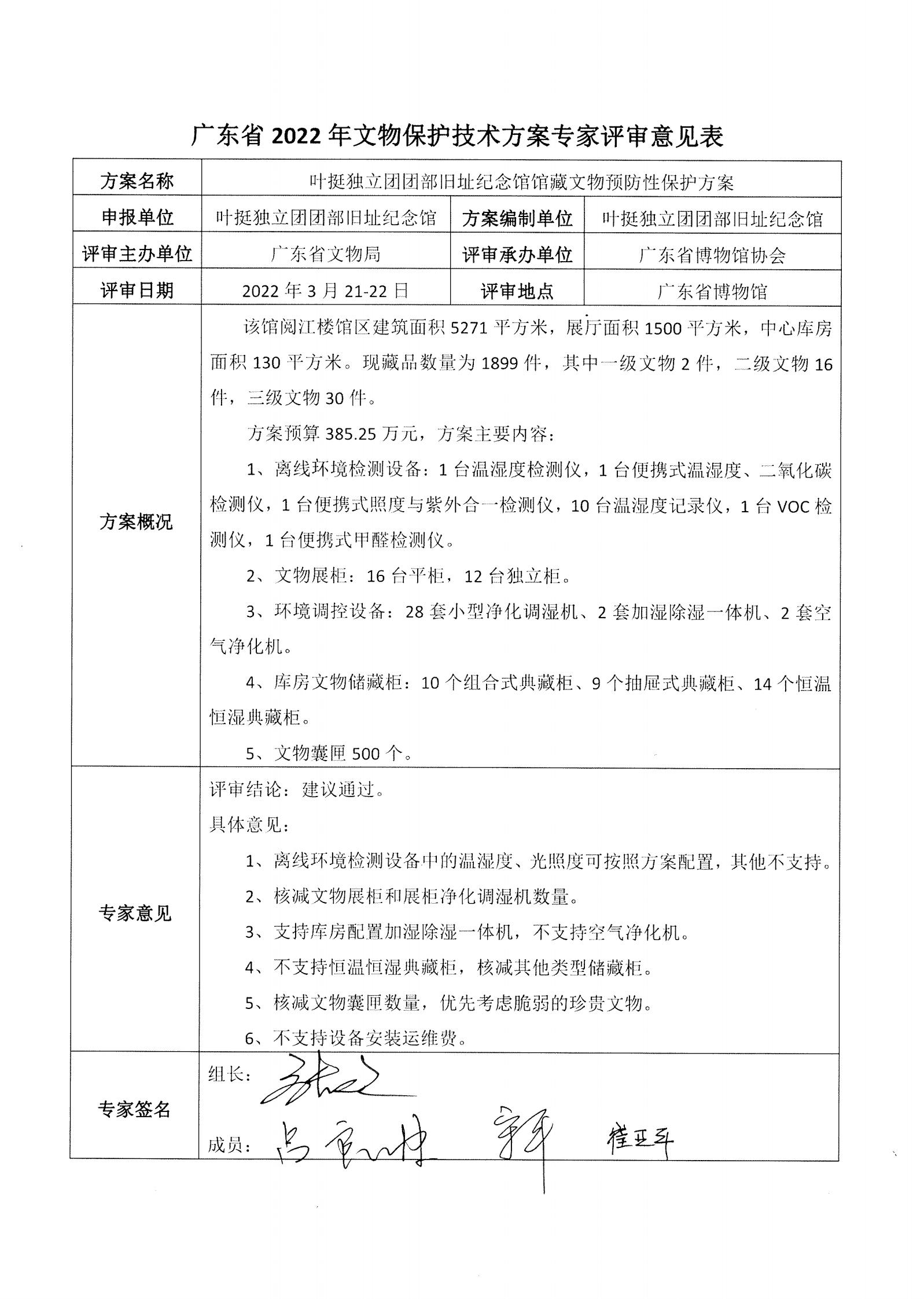 评审结果报告-91色情博物馆协会可移动文物预防性保护和文物数字化保护利用方案2022年3月评审结果报告_11.jpg